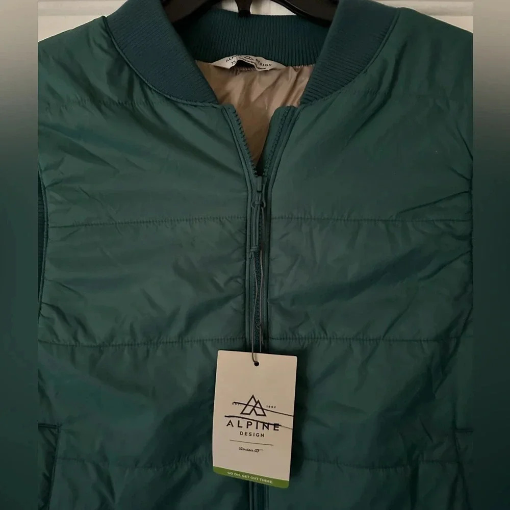 NWT Alpine Design teal vest, size XL, winter wear, warm, outdoors - Picture 5 of 5
